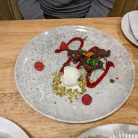 Hazelnut slice at The Allotment in Manchester