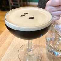 Peppermint espresso martini  #Veganuary at The Allotment in Manchester