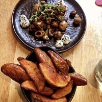 Miso Mushrooms and Chunky Chips   at The Allotment in Manchester