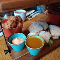 Savoury dishes - yummy! at The Allotment in Manchester