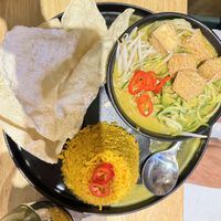 Tofu green curry   at The Allotment in Manchester