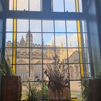 View from the restaurant at The Allotment in Manchester