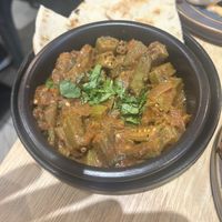 Bhindi curry  at The Allotment in Manchester