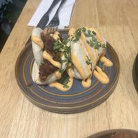 Tex Mex jackfruit bao buns   at The Allotment in Manchester
