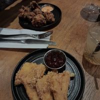 Fried cheese at The Allotment in Manchester