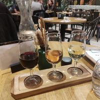 Wine taster at The Allotment in Manchester