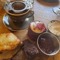 Trio of desserts  at The Allotment in Manchester