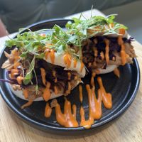 Bao buns  at The Allotment in Manchester