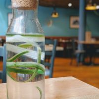 Even the tap water is delicious! at The Allotment in Manchester