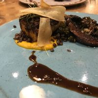 Squash with lentils main course  at The Allotment in Manchester