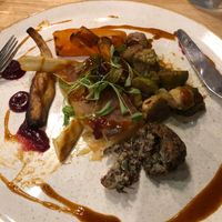 Festive main course at The Allotment in Manchester