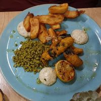 Fish and chips main at The Allotment in Manchester