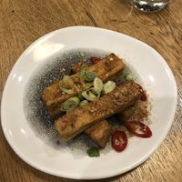 Salt and pepper tofu , amazing ! at The Allotment in Manchester