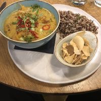 Tofu curry  at The Allotment in Manchester