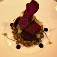 Beetroots cooked 3 ways at The Allotment in Manchester