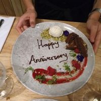 Hazelnut slice at The Allotment in Manchester