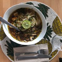 Veggie ramen at Joy Healthyfood in Montpellier