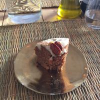 half eaten carrot cake  at Joy Healthyfood in Montpellier