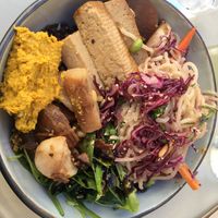 Buffet style bowl  at Joy Healthyfood in Montpellier