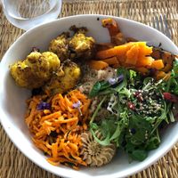 Budda bowl - fresh and soo yum 😍😋🥕🍠🥬 at Joy Healthyfood in Montpellier