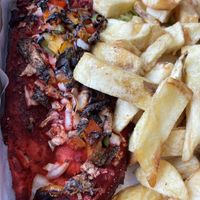 Tandoori chicken   at The Veggie Chippy in Birmingham