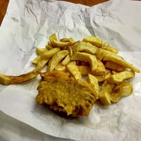 Vish and Chips at The Veggie Chippy in Birmingham