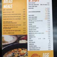 Menu p3 at The Veggie Chippy in Birmingham