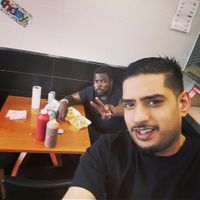 @ant1plant1 andone half of the management (top guy) at The Veggie Chippy in Birmingham