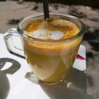 Kurkuma latte  at ATAYA in Berlin