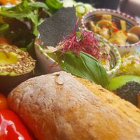 Hummus plate at ATAYA in Berlin