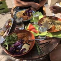 Our 1st round of food for the brunch! at ATAYA in Berlin