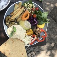 Hummus platter  at ATAYA in Berlin