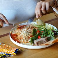 Raviolis at ATAYA in Berlin