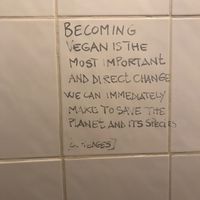Amazing saying in the restrooms  at ATAYA in Berlin