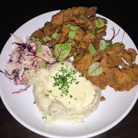 Fried Mushrooms and Creamed Potatoes  at Modern Love in Brooklyn