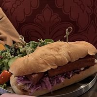 Chickn sandwich   at Modern Love in Brooklyn