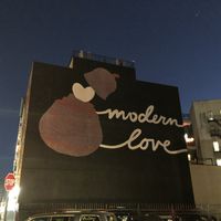 Exterior Mural!  at Modern Love in Brooklyn