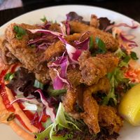 Fried mushrooms at Modern Love in Brooklyn