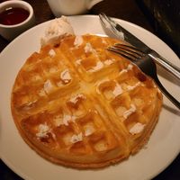 Waffle side at Modern Love in Brooklyn