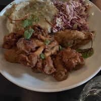 Fried chicken plate   at Modern Love in Brooklyn