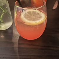 Strawberry spritz  at Modern Love in Brooklyn