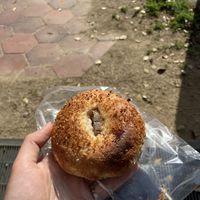 curry bread super good  at Soleil Organic Bakery in Osaka