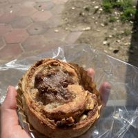 cinnamon roll  at Soleil Organic Bakery in Osaka