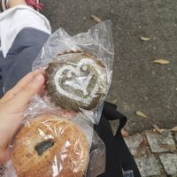Chocolate and curry bread at Soleil Organic Bakery in Osaka