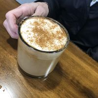 Latte with coco milk   at The Pureganic Cafe in Harrison