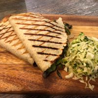 Veggie quesadilla at The Pureganic Cafe in Harrison