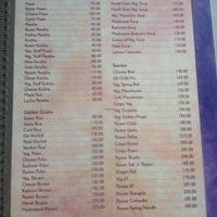 menu at Kalinga in Mumbai