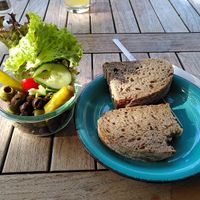 Olives with bread at Mezzo  in Hannover