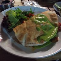 Weizenfladen vegan at Mezzo  in Hannover