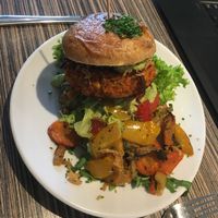 Hirseburger at Mezzo  in Hannover